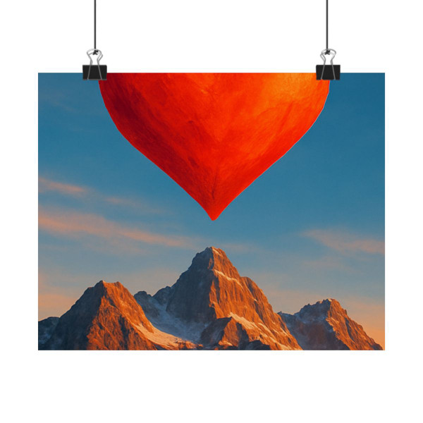 Brave Heart Rising - Matte Horizontal Posters