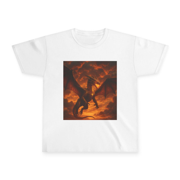 Golden Ember Serpent - Youth Ultra Cotton Tee Golden Ember Serpent - Youth Ultra Cotton Tee