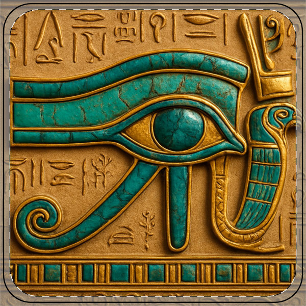 Mystical Eye of Horus - Coaster