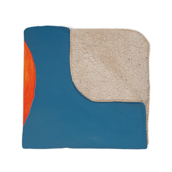 Brave Heart Rising - Tan Sherpa Blanket