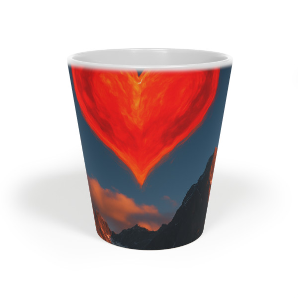 Brave Heart Rising - Latte Mug, 12oz