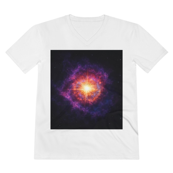 Celestial Symphony - Men's Lightweight V-Neck Tee