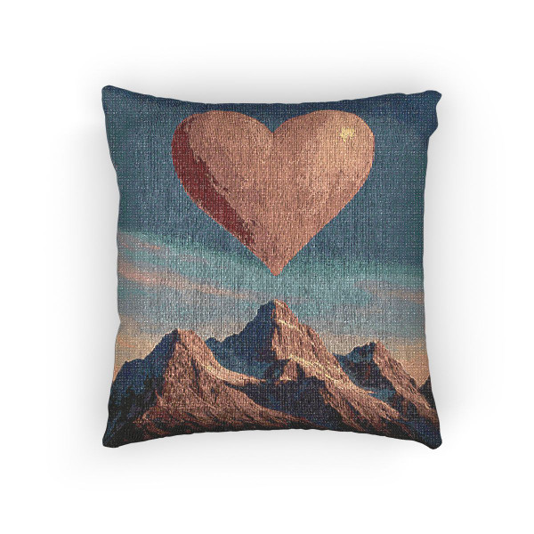 Brave Heart Rising - Woven Pillow