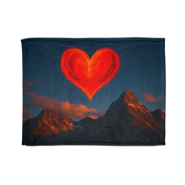Brave Heart Rising - Soft Polyester Blanket