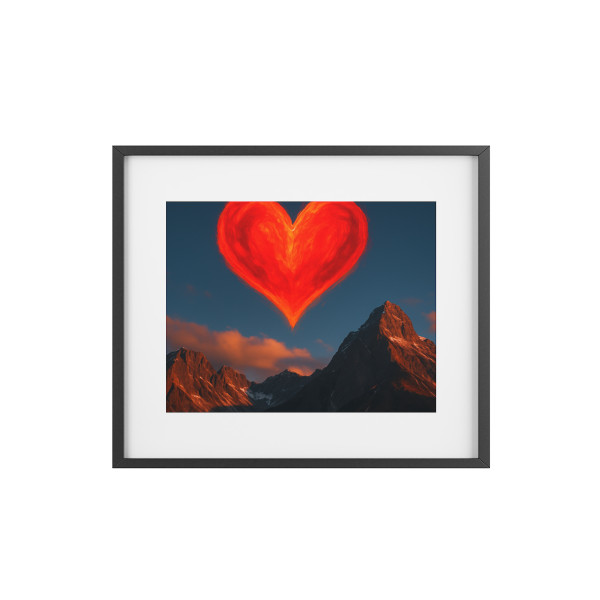 Brave Heart Rising - Framed Posters, Matte