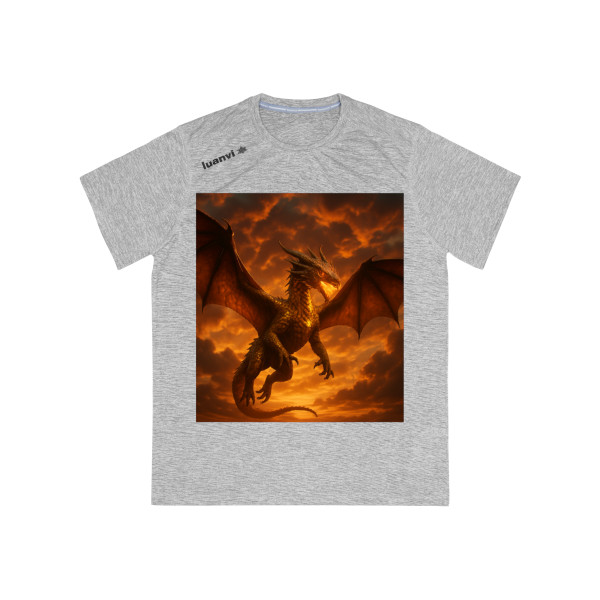 Golden Ember Serpent - Men's Sports T-shirt Golden Ember Serpent - Men's Sports T-shirt