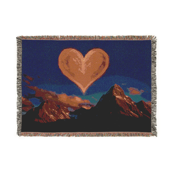 Brave Heart Rising - Woven Blanket