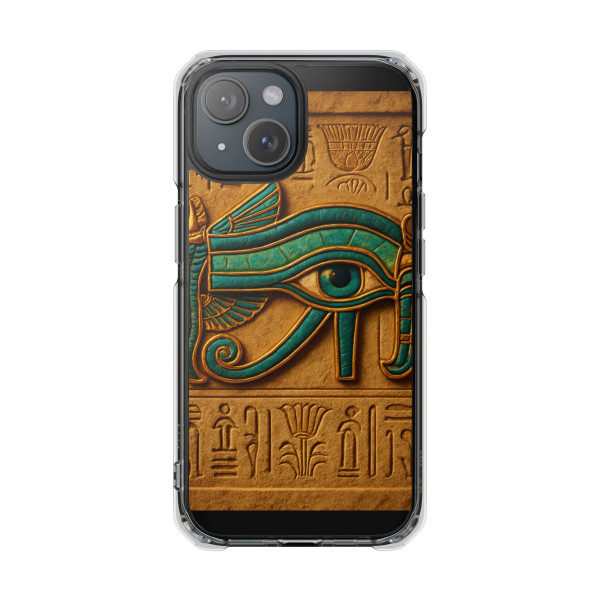 Mystical Eye of Horus - Magnetic Clear Impact Cases