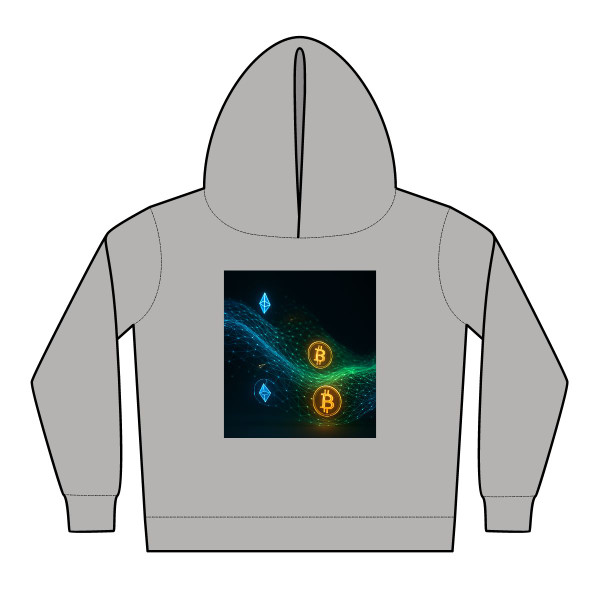 Digital Currency Wave - Toddler Pullover Fleece Hoodies