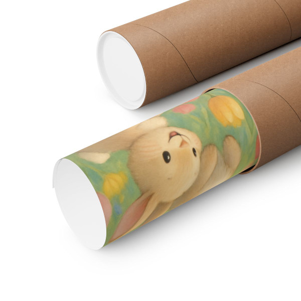 Bunny Blossom Parade - Matte Vertical Posters