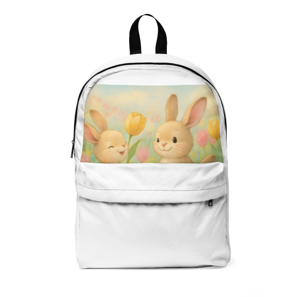 Bunny Blossom Parade - Unisex Classic Backpack
