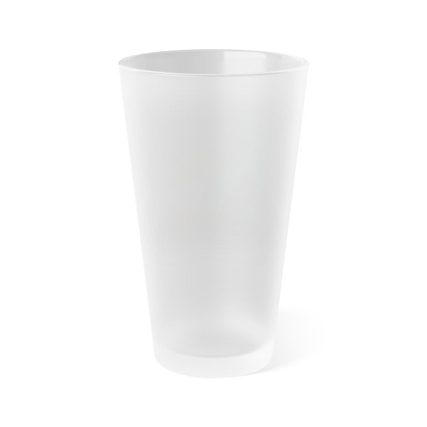 Digital Currency Wave - Frosted Pint Glass, 16oz