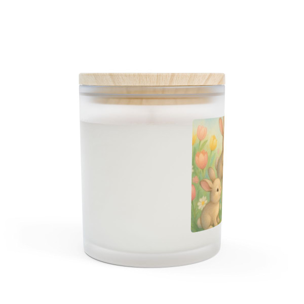 Bunny Blossom Parade - Frosted Glass Candle, 11oz