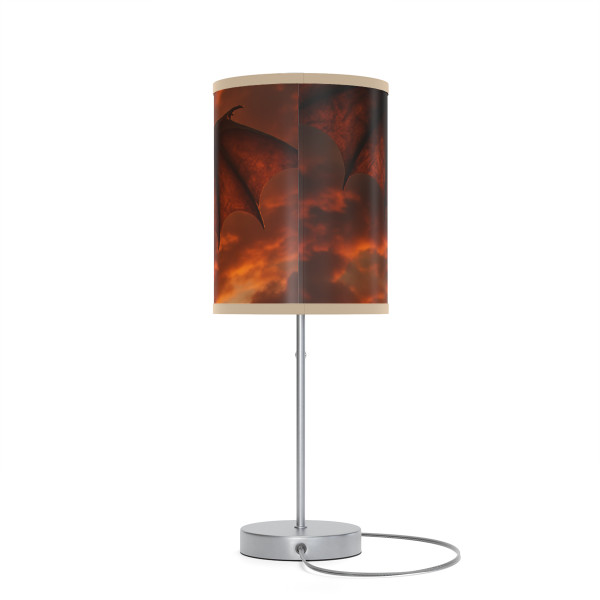 Golden Ember Serpent - Lamp on a Stand, US|CA plug