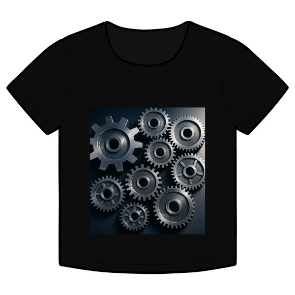Gears of Innovation - Organic Rib Baby Tee Gears of Innovation - Organic Rib Baby Tee