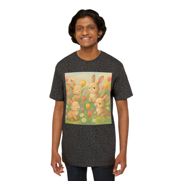 Bunny Blossom Parade - Men's Fine Jersey Tee