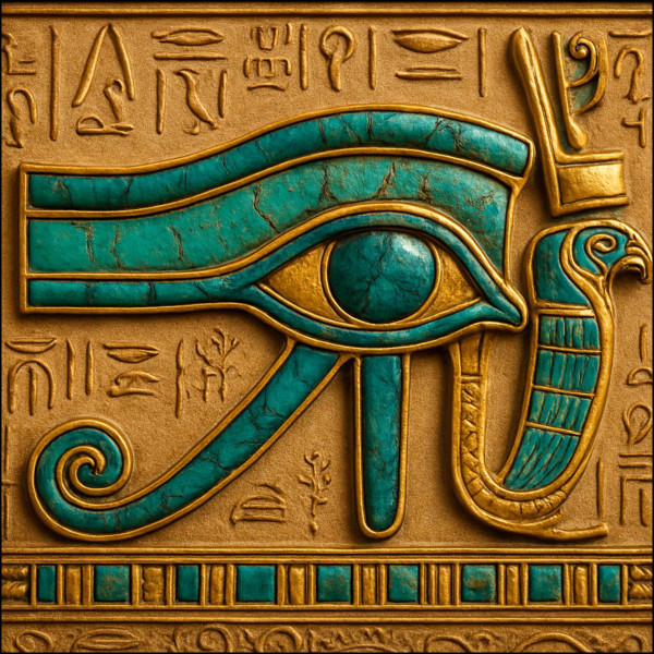 Mystical Eye of Horus - Custom Cut Acrylic Ornament