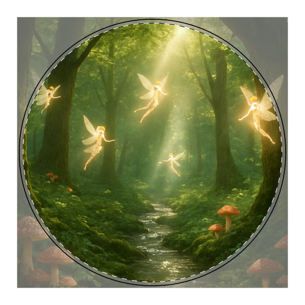 Whispers of the Woods - PU Leather Mouse Mat