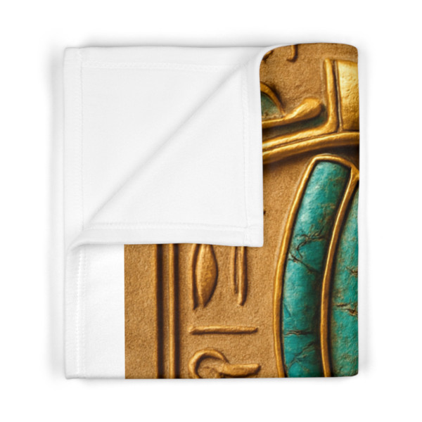 Mystical Eye of Horus - Soft Fleece Baby Blanket