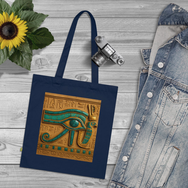 Mystical Eye of Horus - Organic Cotton Tote Bag Mystical Eye of Horus - Organic Cotton Tote Bag
