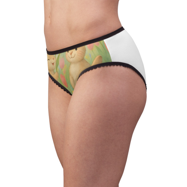 Bunny Blossom Parade - Women's Briefs (AOP)