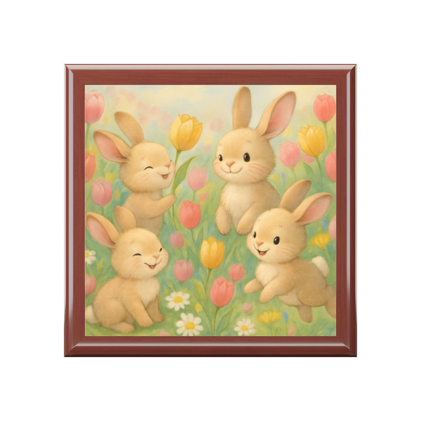 Bunny Blossom Parade - Jewelry Box