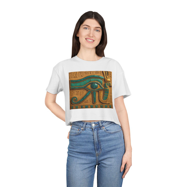 Mystical Eye of Horus - Women's Crop Tee