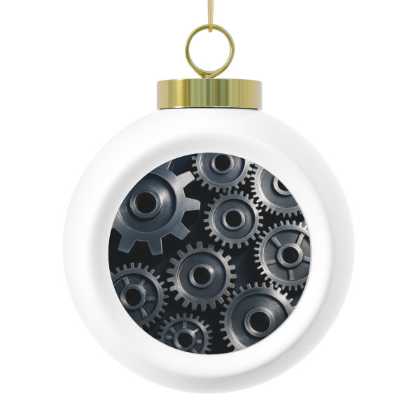 Gears of Innovation - Christmas Ball Ornament