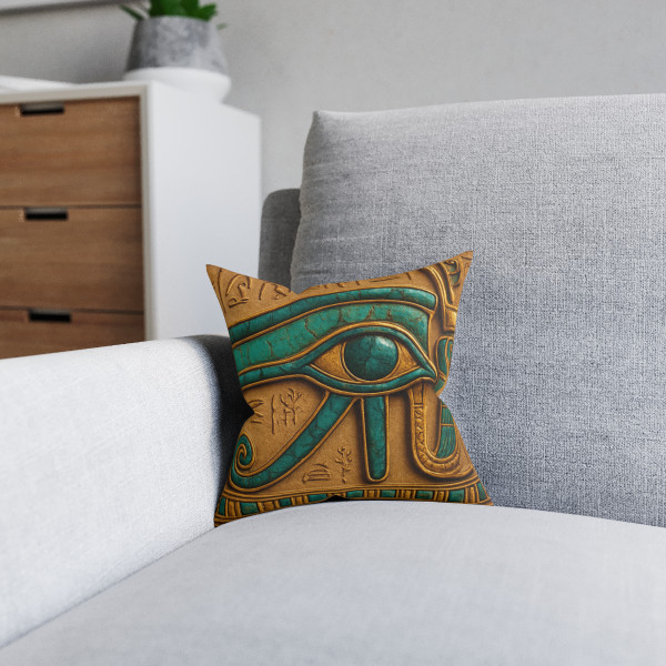 Mystical Eye of Horus - Square Pillow