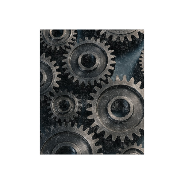 Gears of Innovation - Crushed Velvet Blanket
