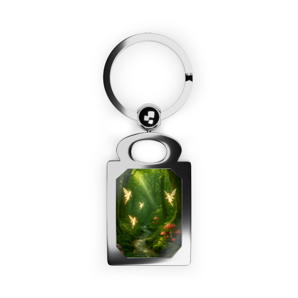 Whispers of the Woods - Rectangle Photo Keyring