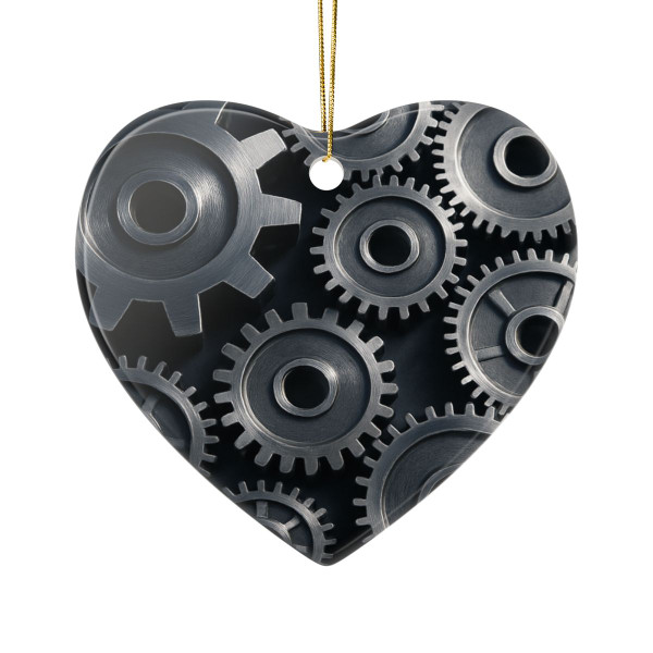 Gears of Innovation - Ceramic Ornaments, 2-Side Print