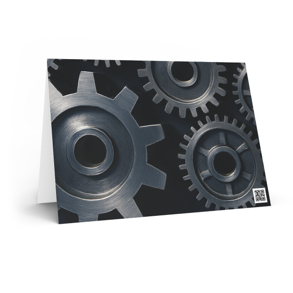 Gears of Innovation - Greeting Cards