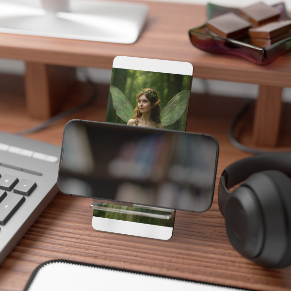 Whimsical Woodland Sprite - Mobile Display Stand for Smartphones