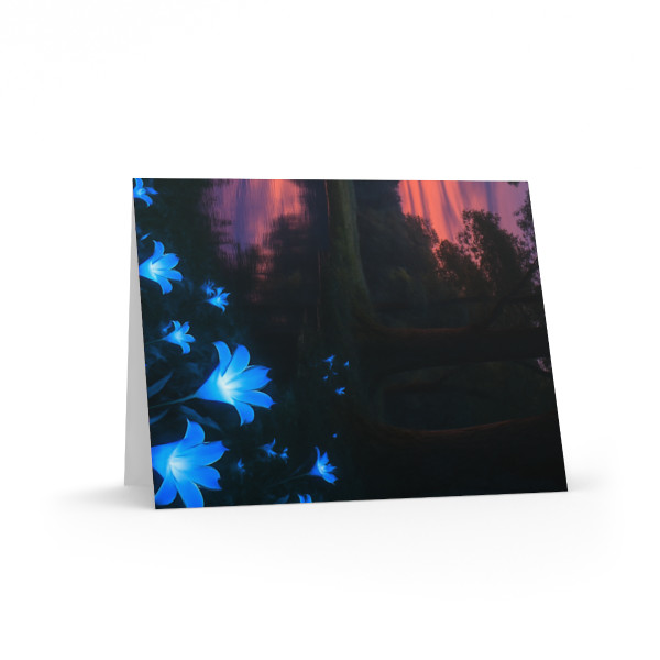 Ethereal Twilight Glade - Greeting cards (8, 16, and 24 pcs)