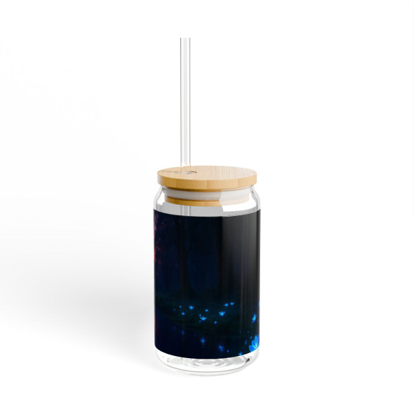 Ethereal Twilight Glade - Sipper Glass, 16oz