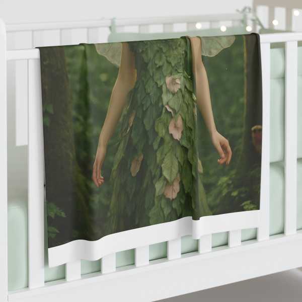 Whimsical Woodland Sprite - Baby Swaddle Blanket