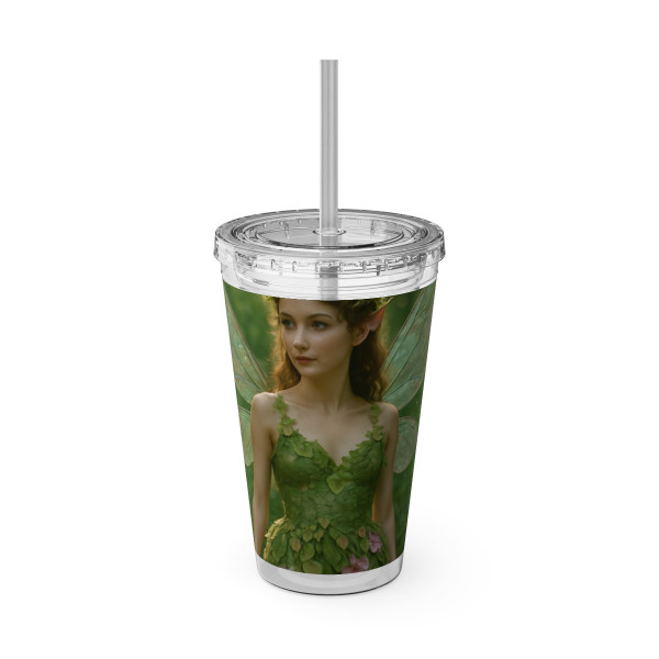 Whimsical Woodland Sprite - Sunsplash Tumbler with Straw, 16oz