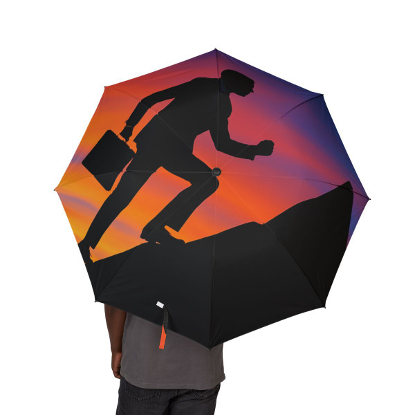 Driven to Succeed - Semi-Automatic Foldable Umbrella