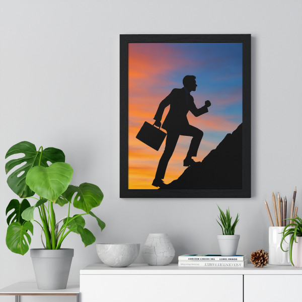 Driven to Succeed - Vertical Framed Poster