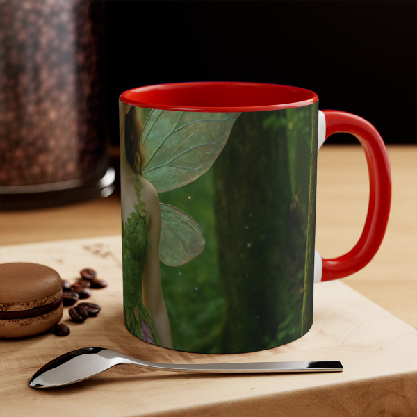 Whimsical Woodland Sprite - 11oz Accent Mug