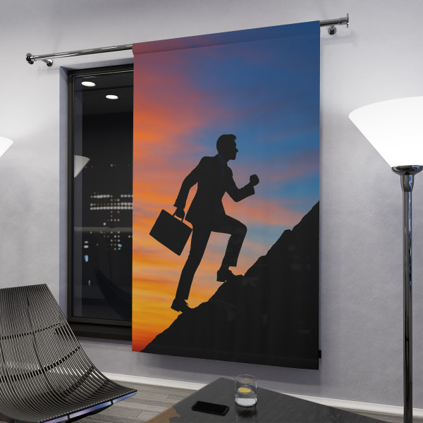 Driven to Succeed - Window Curtains (1 Piece)