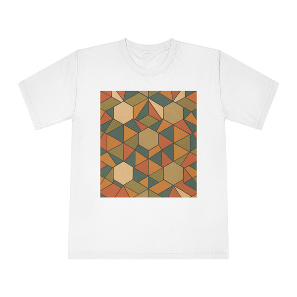 Geometric Fusion - Unisex Classic Crewneck T-Shirt
