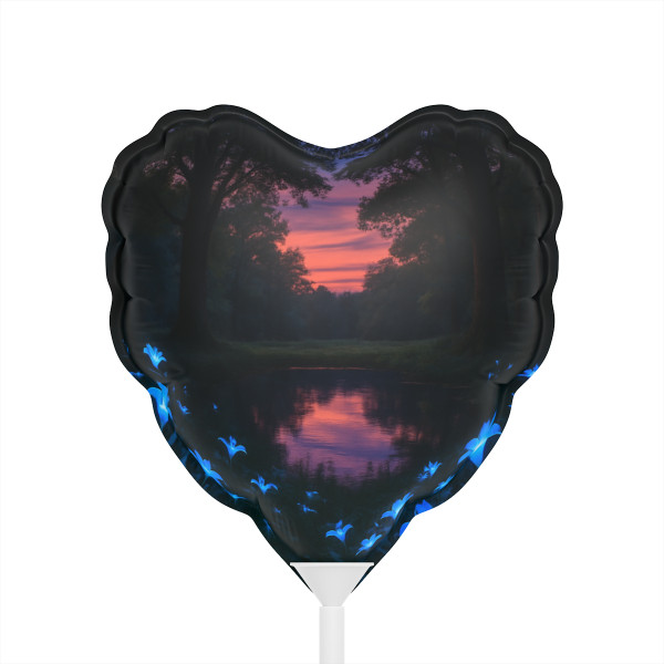 Ethereal Twilight Glade - Balloons (Round and Heart-shaped), 6"