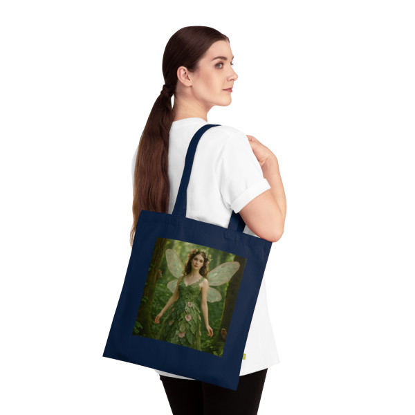 Whimsical Woodland Sprite - Organic Cotton Tote Bag