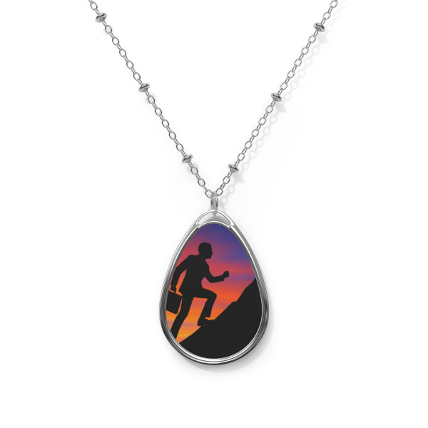 Driven to Succeed - Oval Necklace
