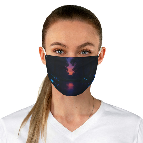 Ethereal Twilight Glade - Fabric Face Mask Ethereal Twilight Glade - Fabric Face Mask