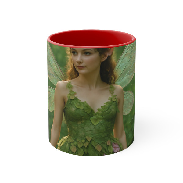 Whimsical Woodland Sprite - Colorful Accent Mugs, 11oz