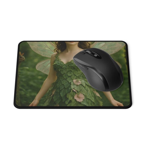 Whimsical Woodland Sprite - Non-Slip Gaming Mouse Pad
