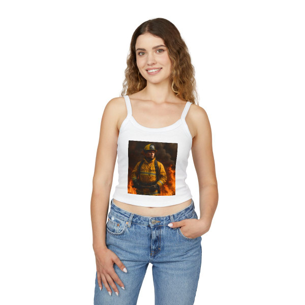 Brave Heat Heroes - Women's Spaghetti Strap Tank Top
